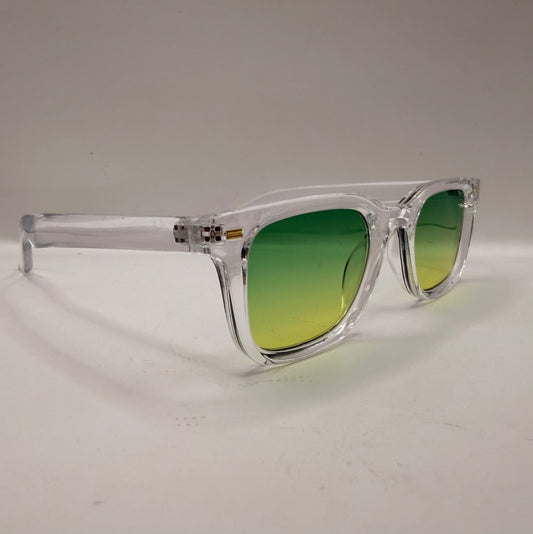 NYRCLAIRE – IBIZA | Gafas de Sol Transparentes Verde Degradado